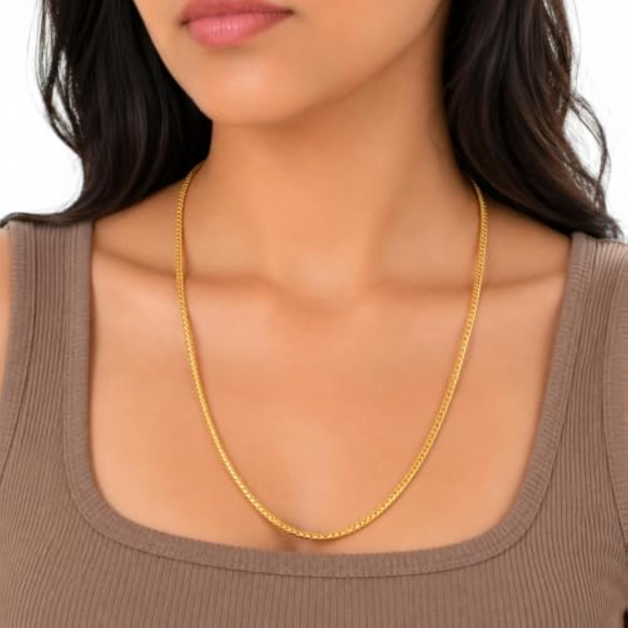 Gold Plated Chain for Women and Men